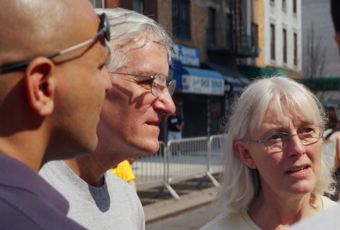 Also in attendance were the parents of Palestinian peace activist Rachel Corrie. As you might remember, Corrie was crushed to death by a bulldozer driven by two Israeli soldiers as she peacefully protested their plans to destroy the home of a Palestinian family in the Gaza Strip.